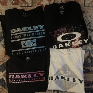 4 Oakley Tshirts